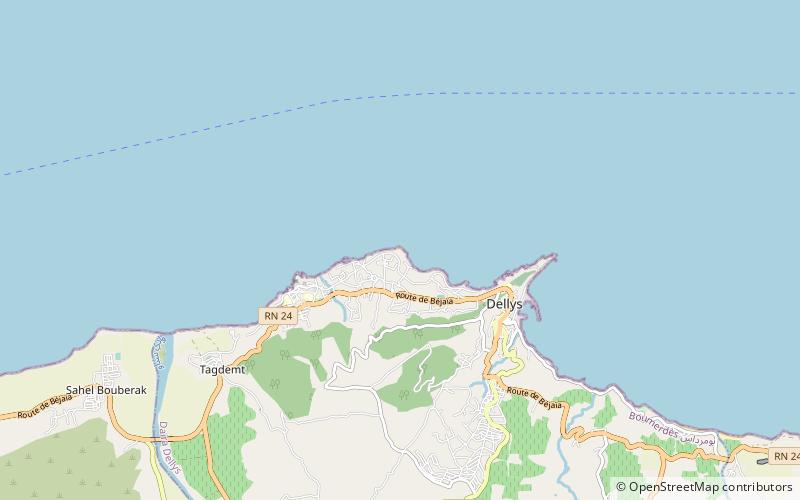 Plage la Guiouaz location map