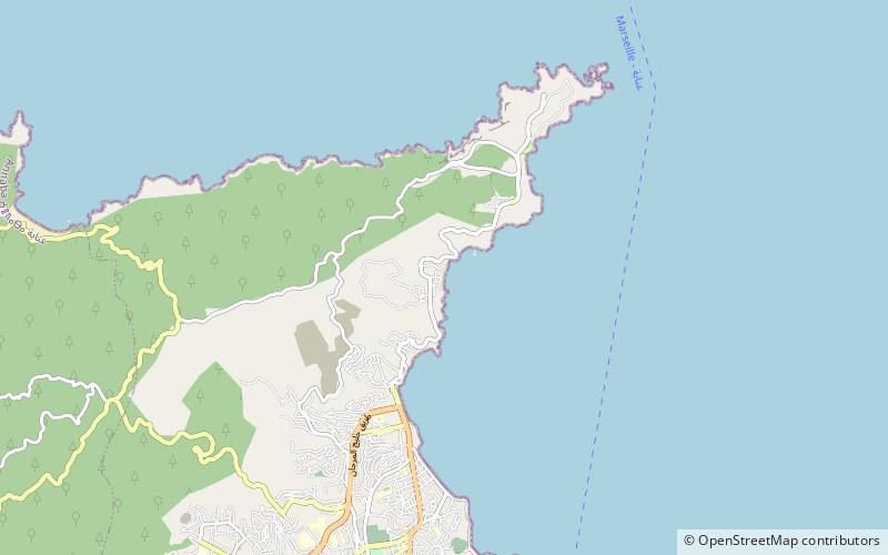 plage toche annaba location map