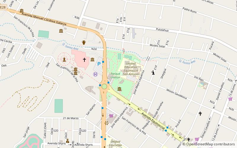 parque unasur location map
