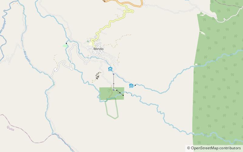 Hosteria Mariposas de Mindo location map