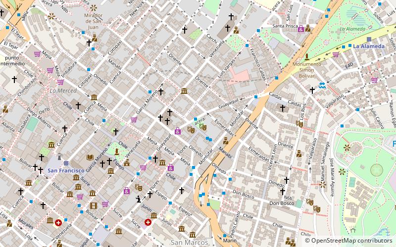 Plaza del Teatro location map