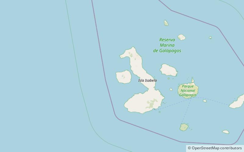 punto caliente de galapagos isla fernandina location map