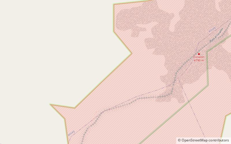 Volcán Corazón location map