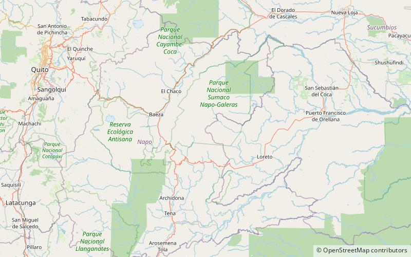 Sumaco location map