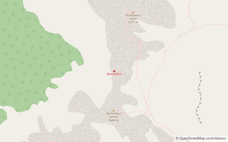 Volcán Rumiñahui location map