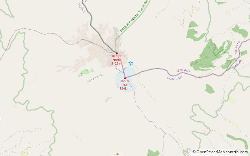 Volcán Illiniza location map
