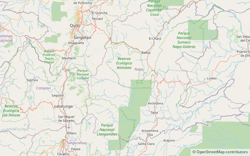 Cordillera Real location map