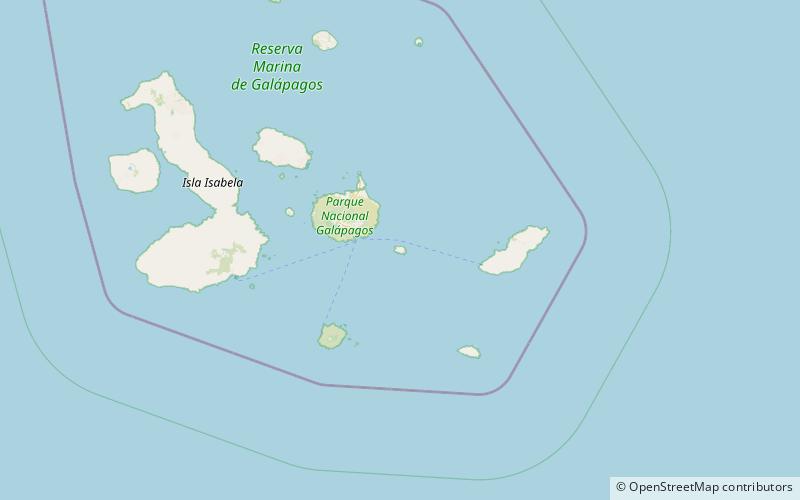 Île Santa Fé location map