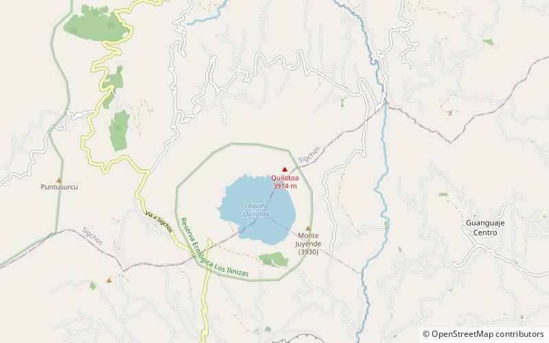 Quilotoa location map