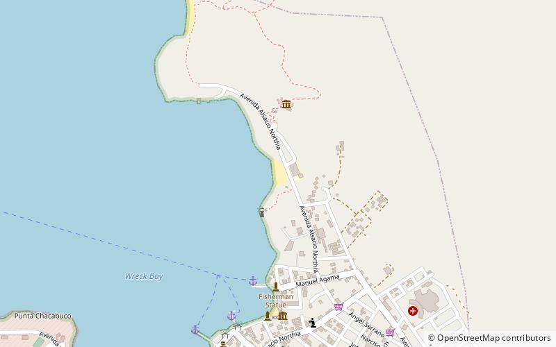 playa mann san cristobal location map