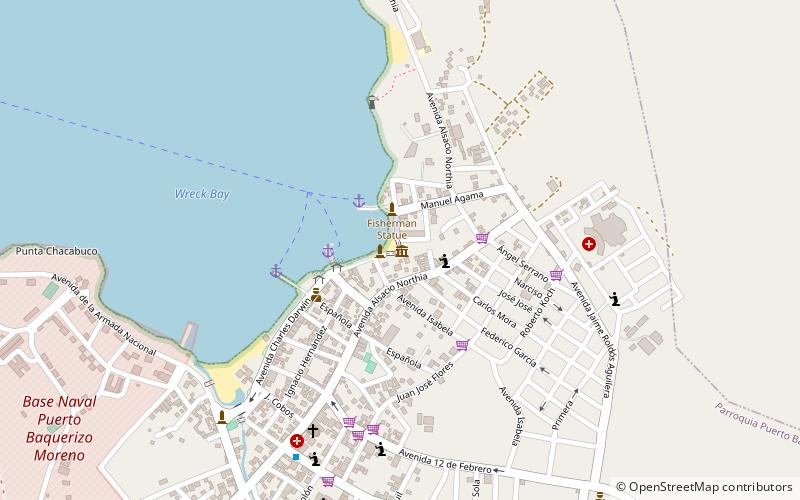 galapagos naval museum puerto baquerizo moreno location map