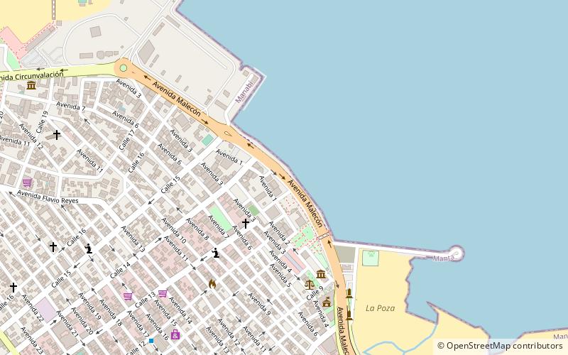 plaza civica de manta location map