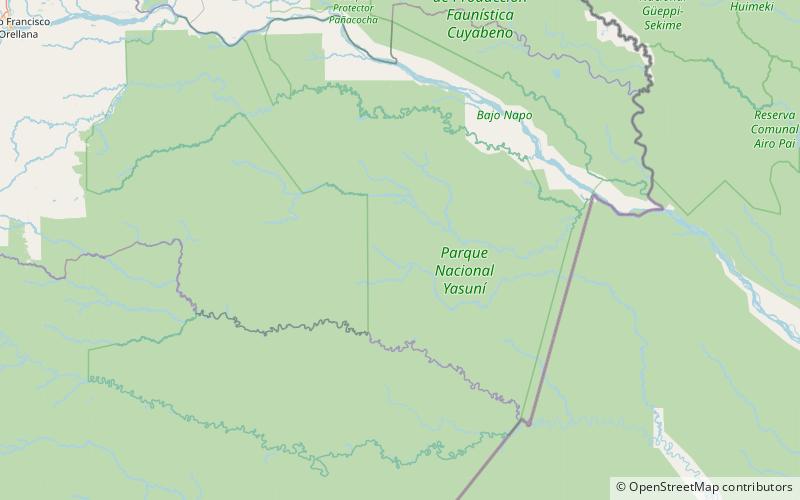 yasuni itt initiative nationalpark yasuni location map