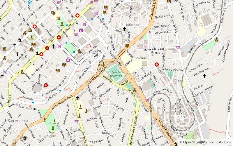 Estadio Bellavista location map