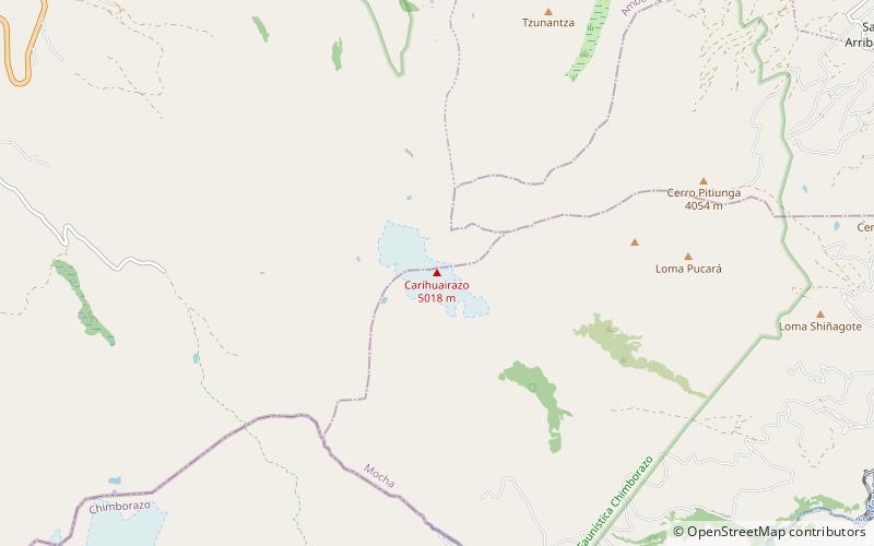 Carihuairazo location map