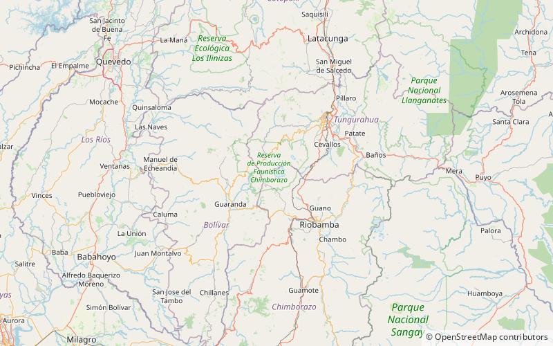 Cordillera Occidental location map