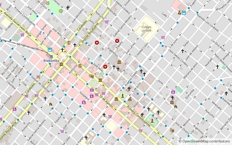 Plaza Roja location map