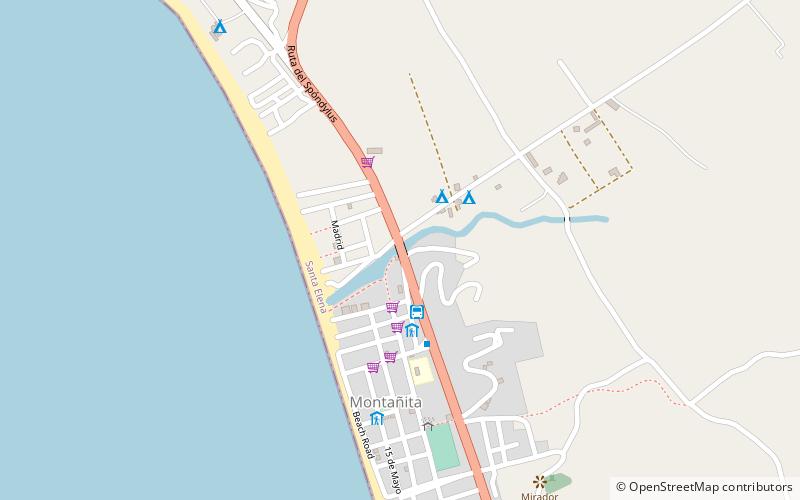 Ruta del Spondylus location map