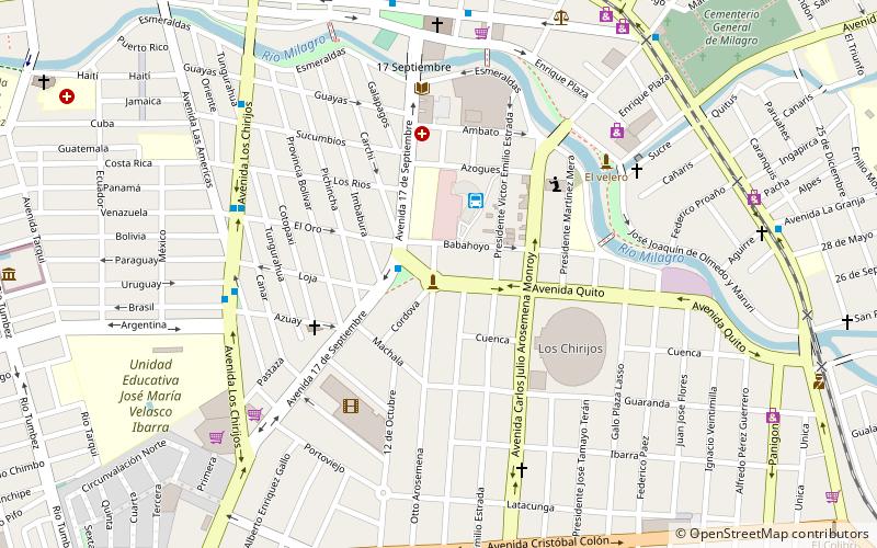 Milagro location map