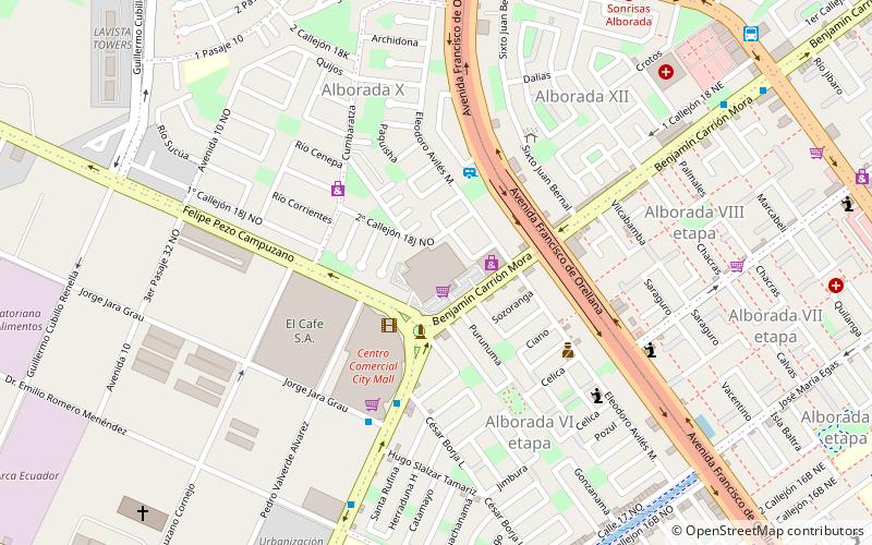 centro comercial la rotonda guayaquil location map