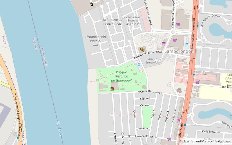 "Parque Histórico" location map