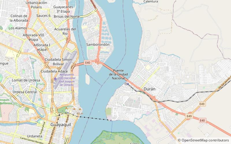 National Unity Bridge location map