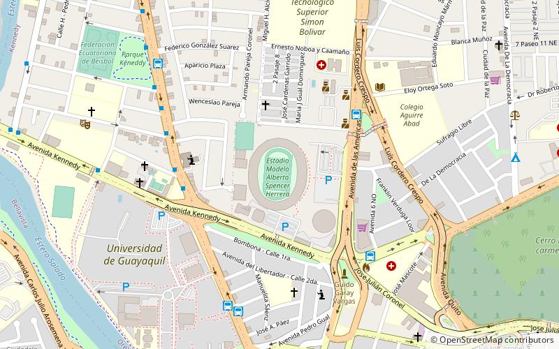 Estadio Alberto Spencer location map