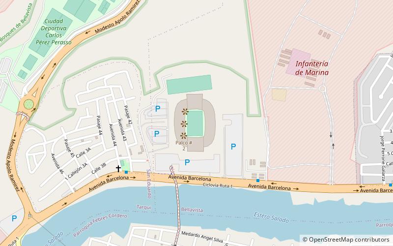 Estadio Monumental Isidro Romero Carbo location map