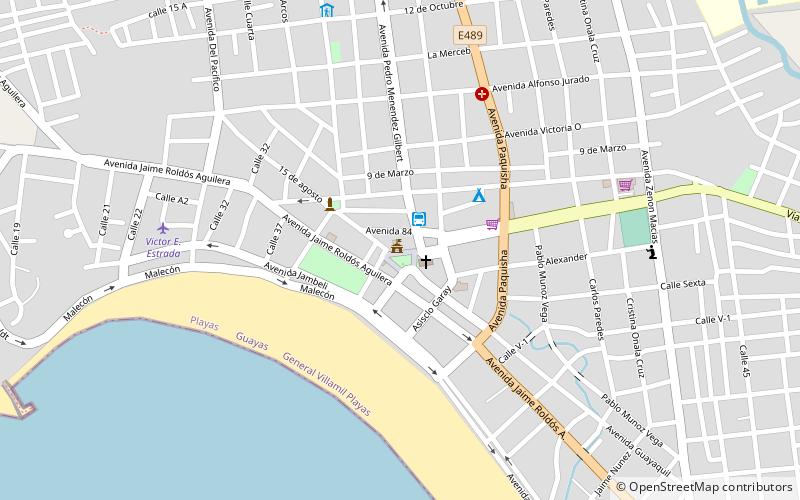municipalidad playas location map