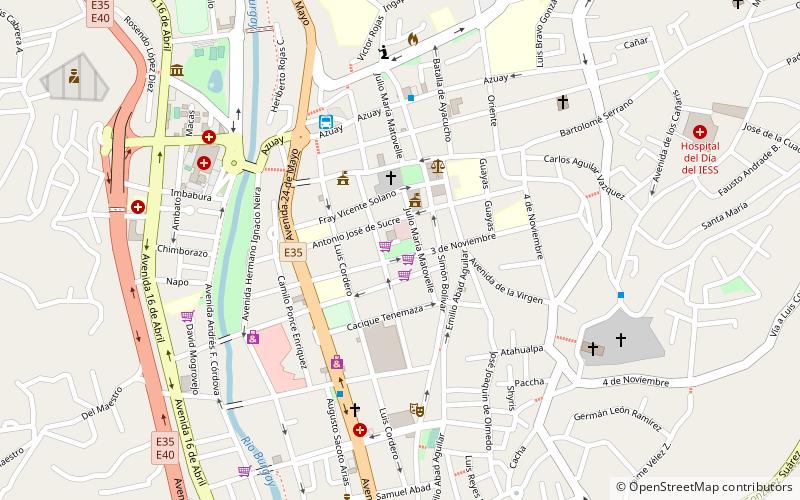 plaza de la juventud azogues location map