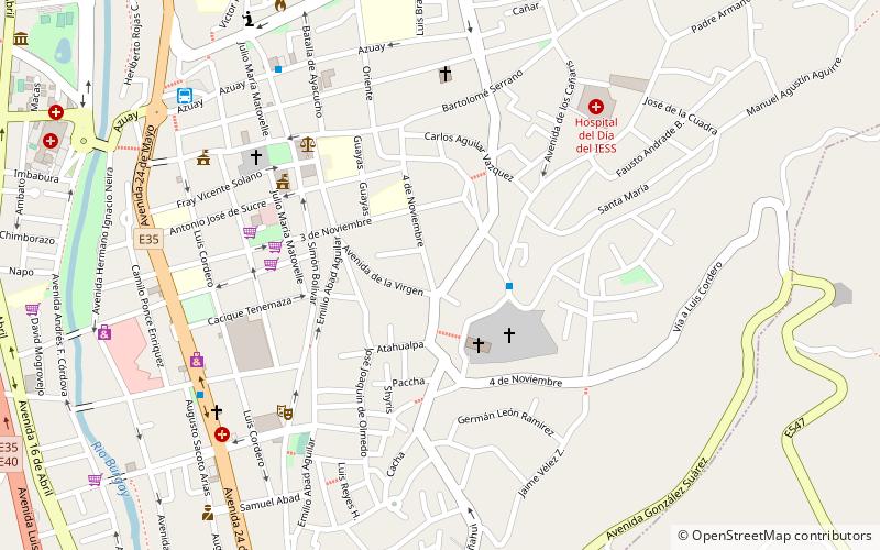 estadio jorge andrade cantos azogues location map