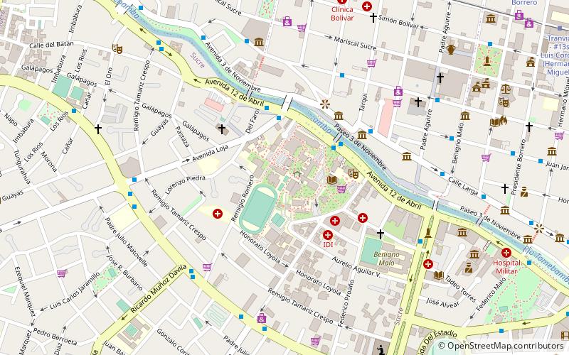 University of Cuenca location map