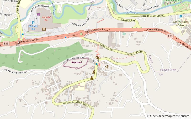 mirador de turi cuenca location map