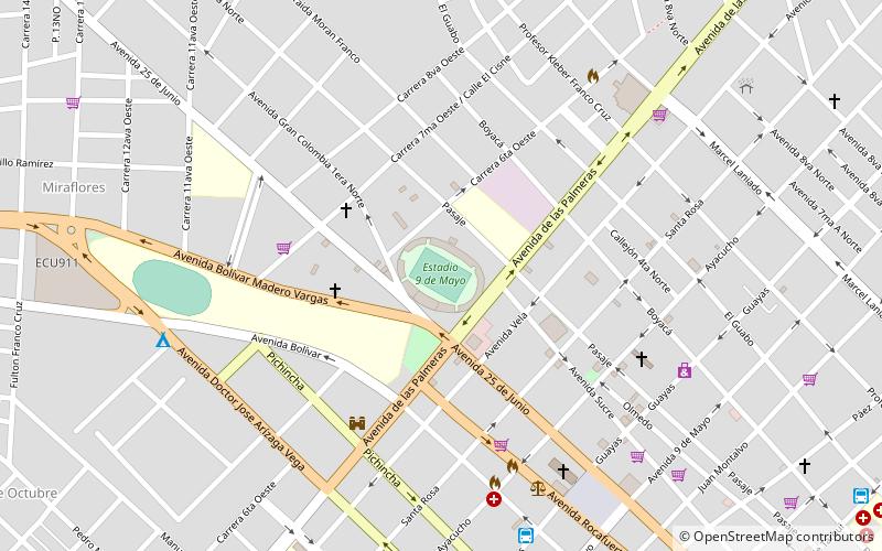 Estadio 9 de Mayo location map