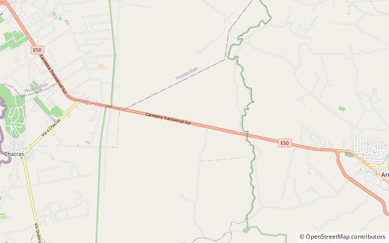 Arenillas Ecological Reserve location map