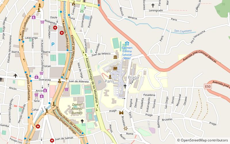 Universidad Técnica Particular de Loja location map