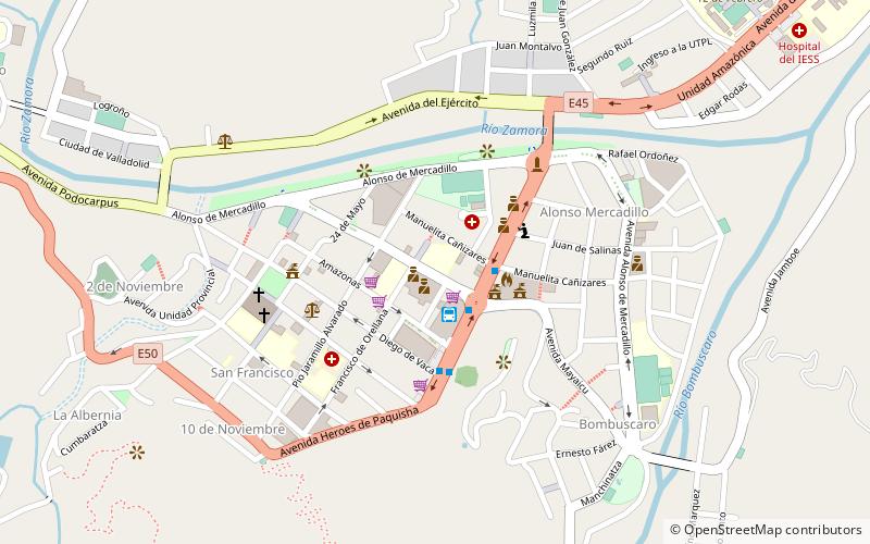 Zamora location map