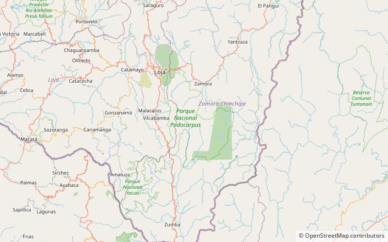 Park Narodowy Podocarpus location map