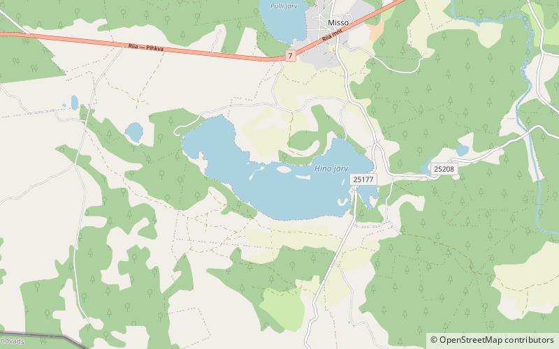 Hino Lake location map