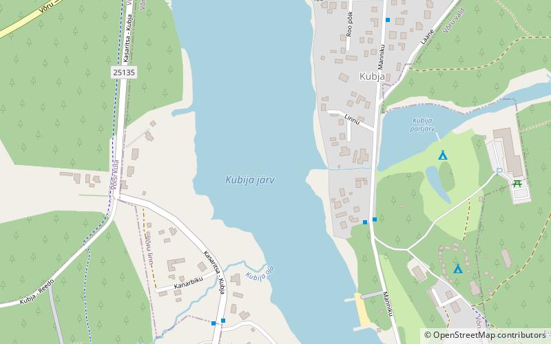 Lake Kubija location map