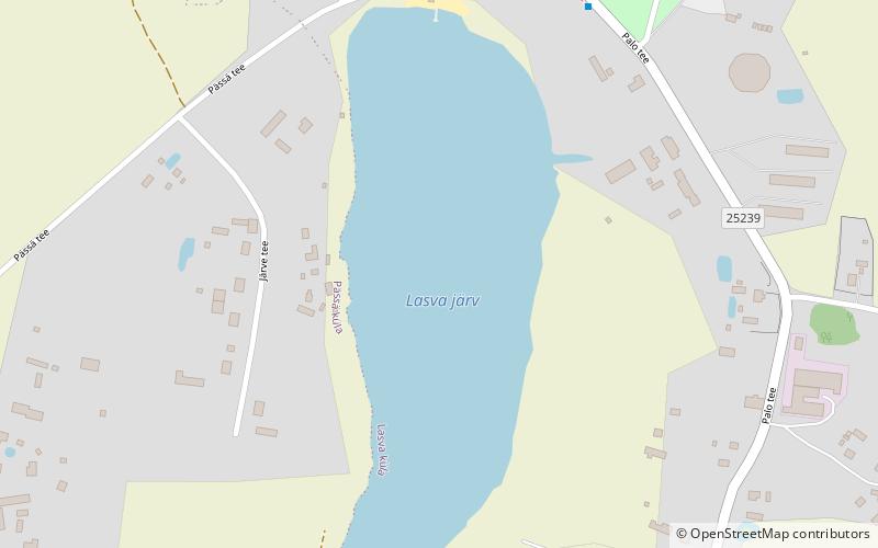 lake lasva location map
