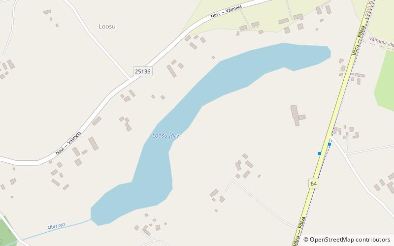 lake loosu location map