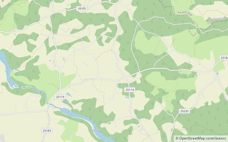 Tamme-Lauri oak location map