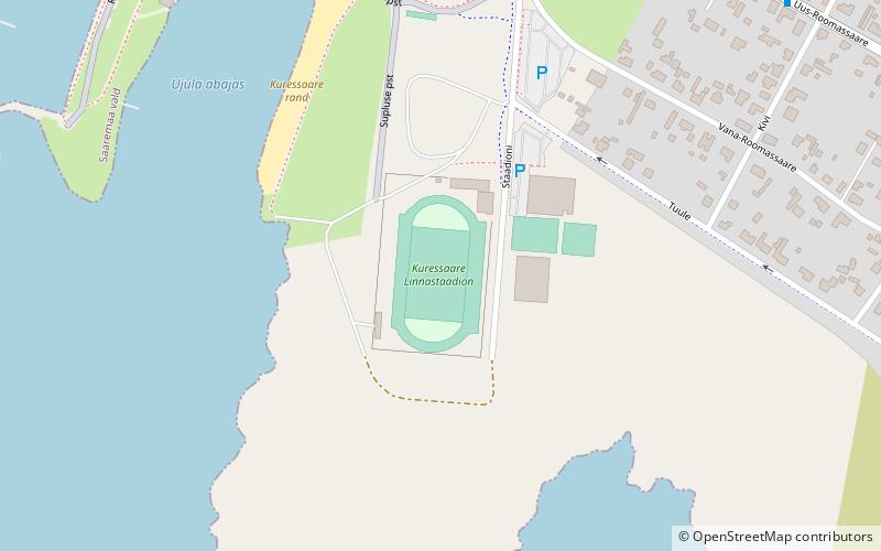 Kuressaare linnastaadion location map