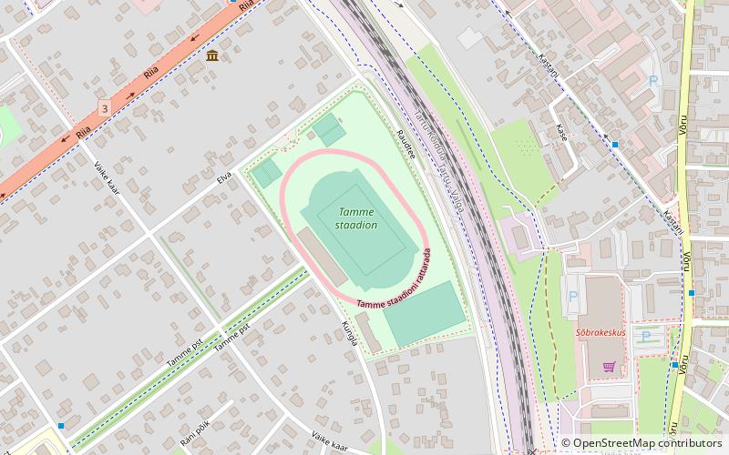 Tamme Stadium location map