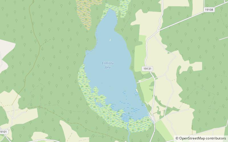 Lake Ermistu location map