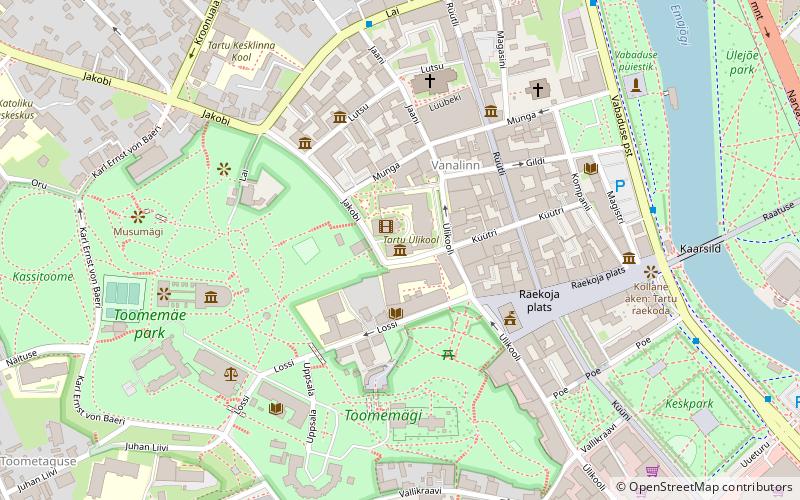 University of Tartu Art Museum location map