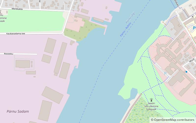 Port of Pärnu location map