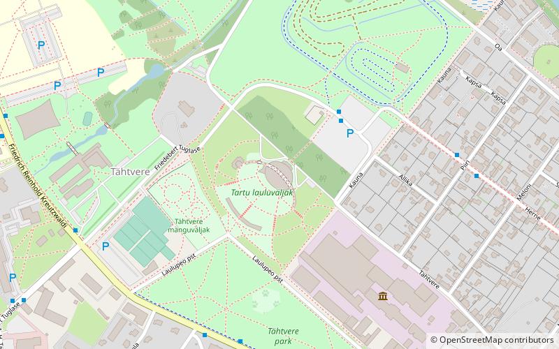 Tartu Song Festival Grounds location map