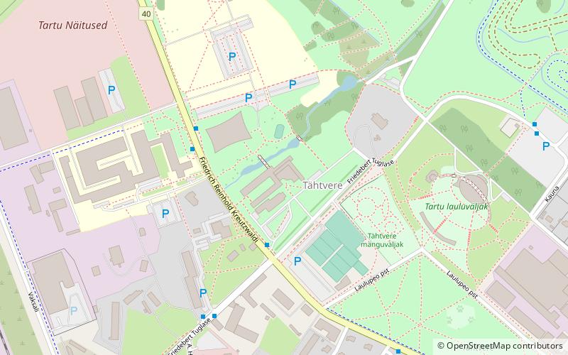 Université des sciences de la vie d'Estonie location map